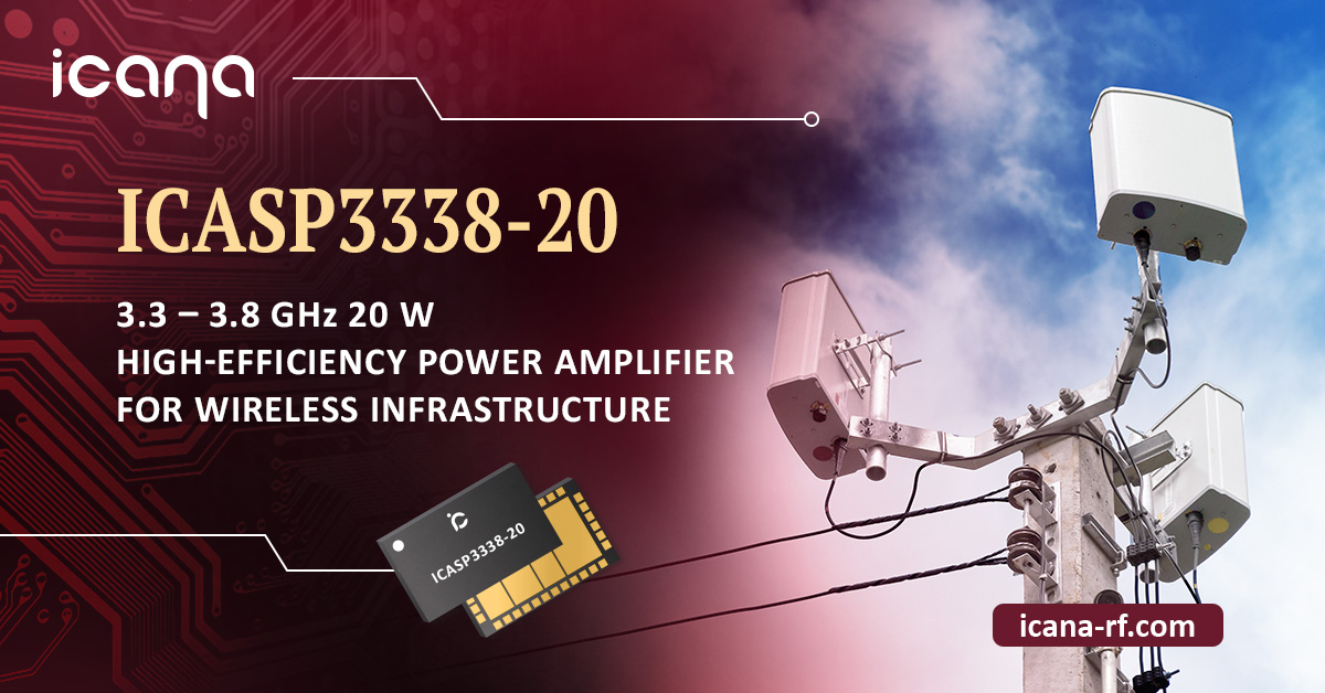 ICASP3338-20: The High-Efficiency Power Amplifier for Advanced Wireless Communication Systems